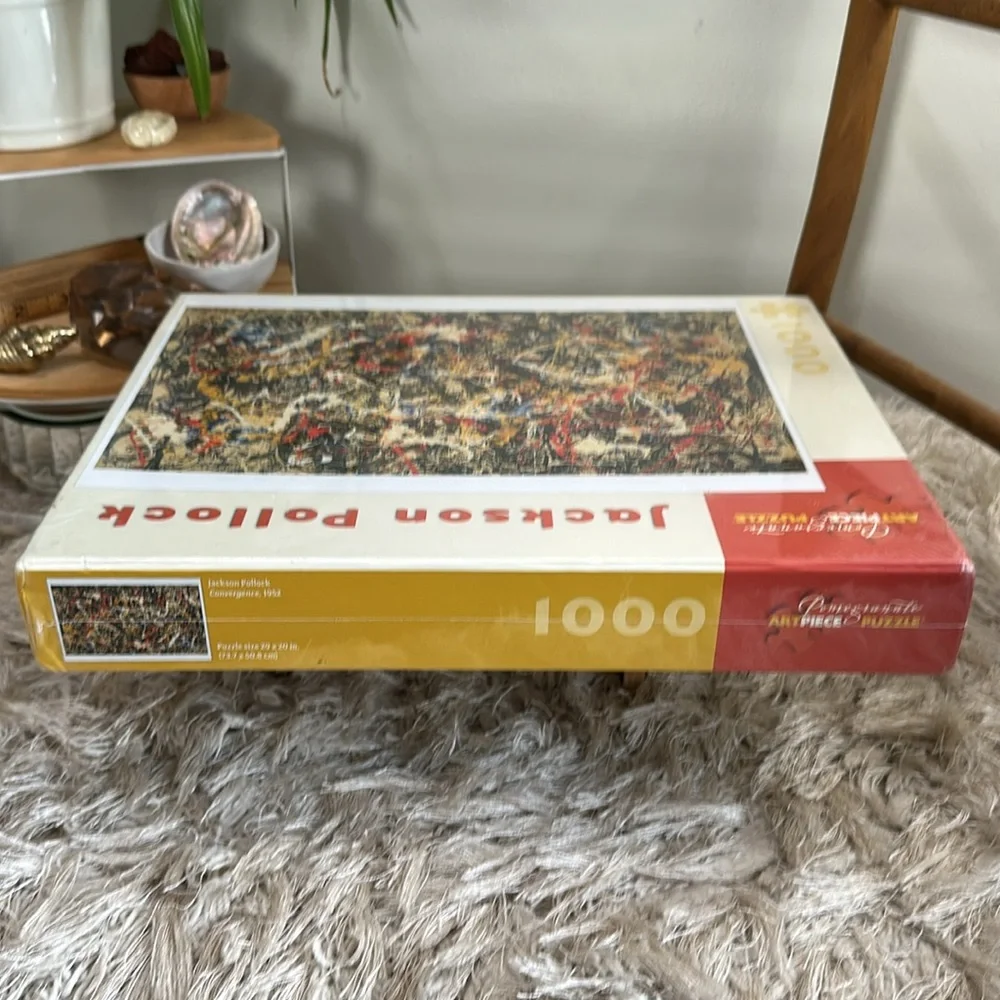 Jackson Pollock Convergence 1000 Piece Jigsaw Puzzle Pomegranate Art Puzzle‎